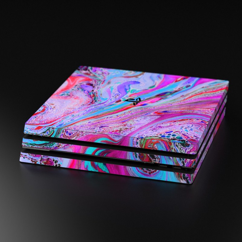 Sony PS4 Pro Skin - Marbled Lustre (Image 5)