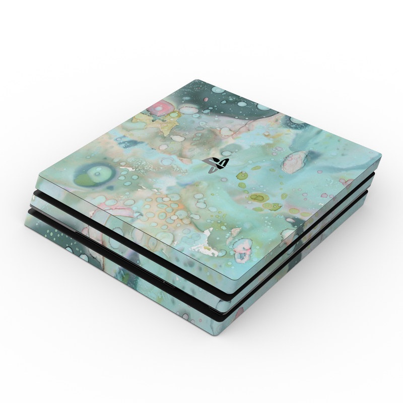 Sony PS4 Pro Skin - Organic In Blue (Image 1)