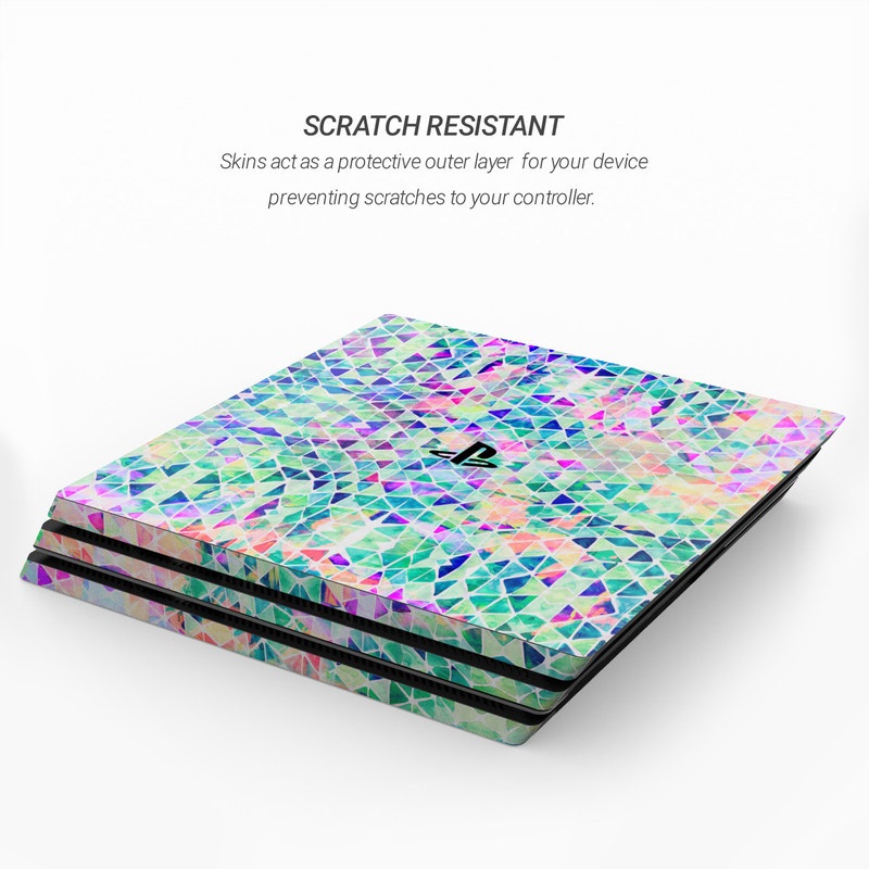 Sony PS4 Pro Skin - Pastel Triangle (Image 3)
