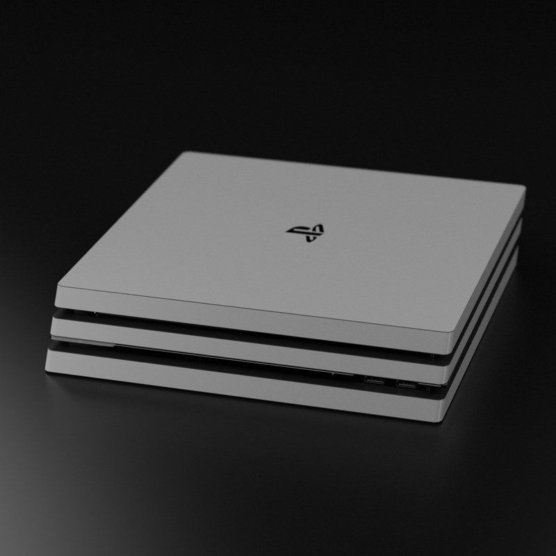 Sony PS4 Pro Skin - Solid State Grey (Image 5)