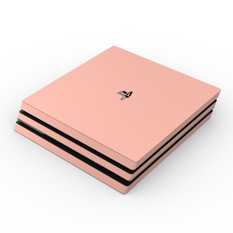Sony PS4 Pro Skin - Solid State Peach (Image 1)