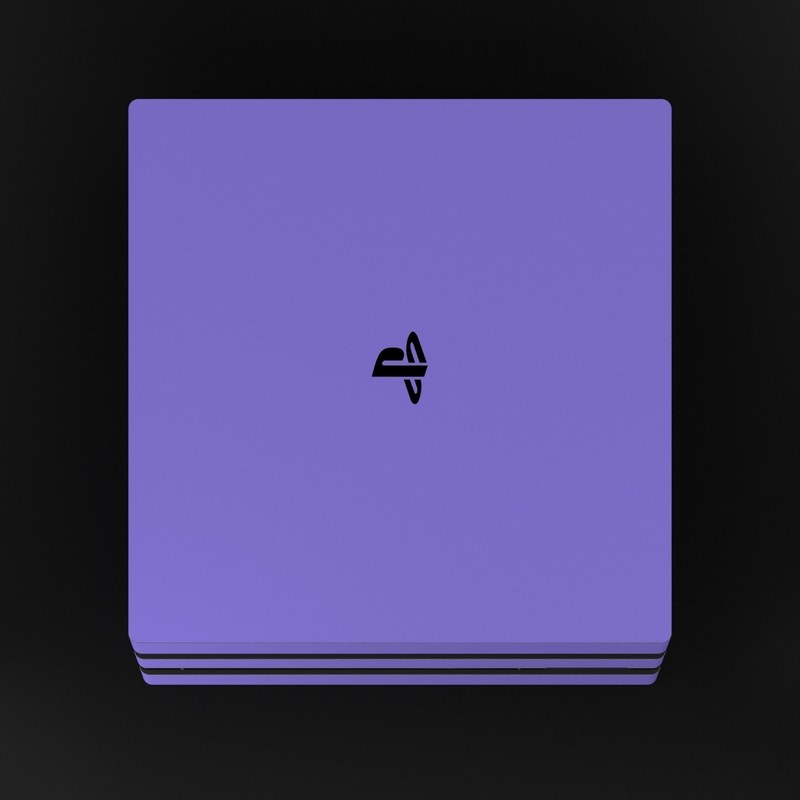 Sony PS4 Pro Skin - Solid State Purple (Image 4)