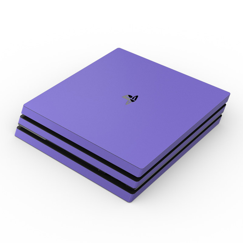 Sony PS4 Pro Skin - Solid State Purple (Image 1)