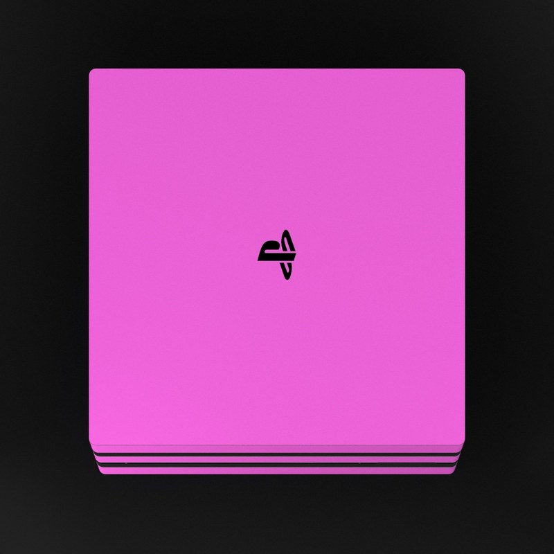 Sony PS4 Pro Skin - Solid State Vibrant Pink (Image 4)