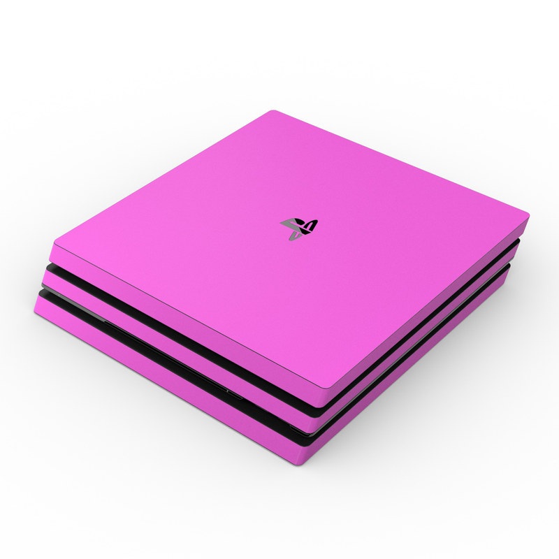 Sony PS4 Pro Skin - Solid State Vibrant Pink (Image 1)