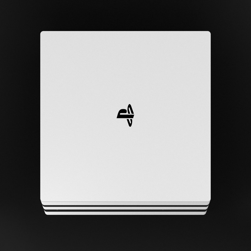 Sony PS4 Pro Skin - Solid State White (Image 4)