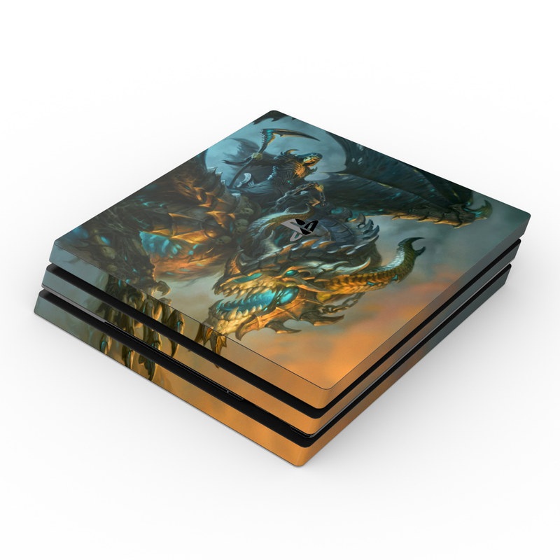 Sony PS4 Pro Skin - Wings of Death (Image 1)