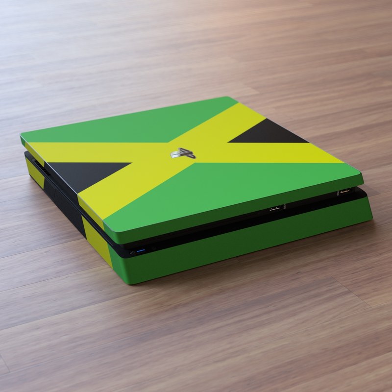 Sony PS4 Slim Skin - Jamaican Flag (Image 5)