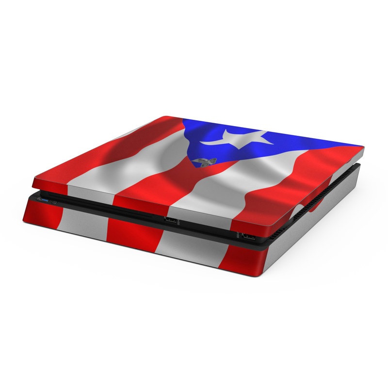 Sony PS4 Slim Skin - Puerto Rican Flag (Image 1)
