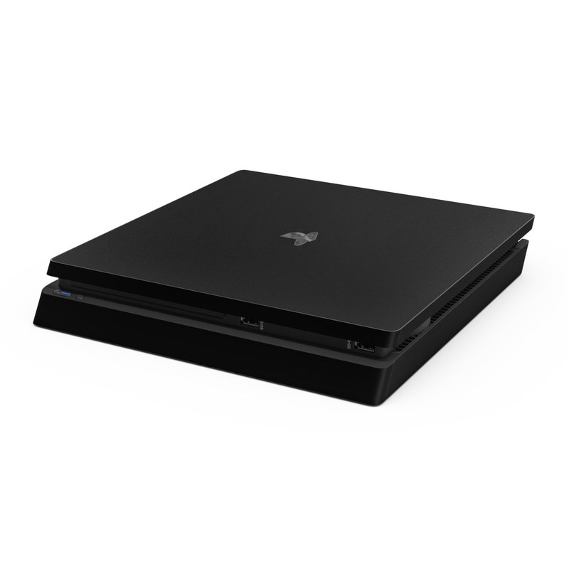 Sony PS4 Slim Skin - Solid State Black (Image 1)