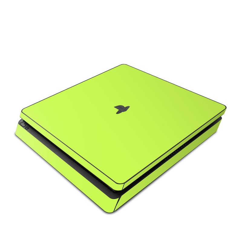 Sony PS4 Slim Skin - Solid State Lime (Image 1)