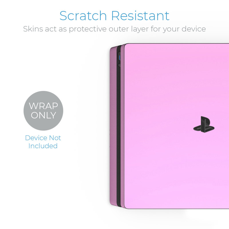Sony PS4 Slim Skin - Solid State Pink (Image 2)