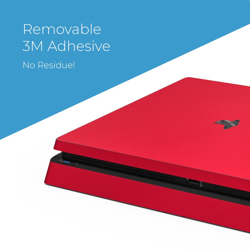 Sony PS4 Slim Skin - Solid State Red (Image 4)