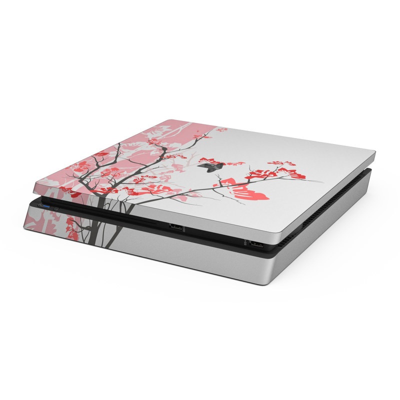 Sony PS4 Slim Skin - Pink Tranquility (Image 1)