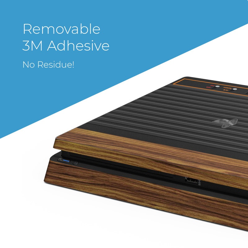 Sony PS4 Slim Skin - Wooden Gaming System (Image 4)