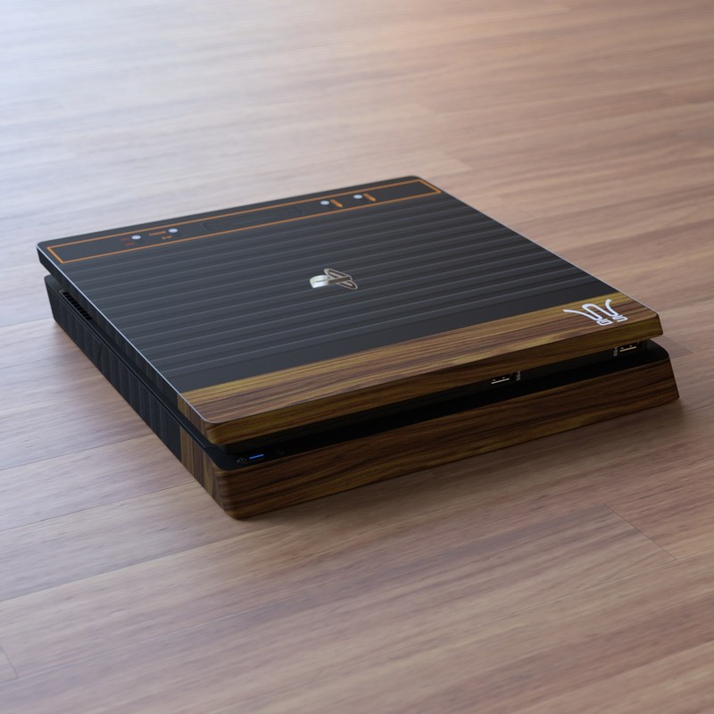 Sony PS4 Slim Skin - Wooden Gaming System (Image 5)