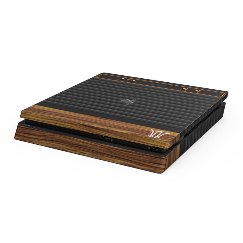 Sony PS4 Slim Skin - Wooden Gaming System (Image 1)