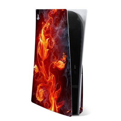 Sony PS5 Skin - Flower Of Fire