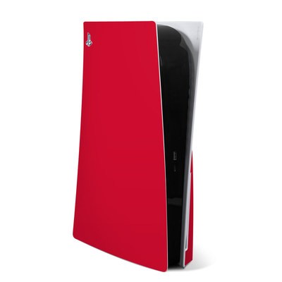 Sony PS5 Skin - Solid State Red