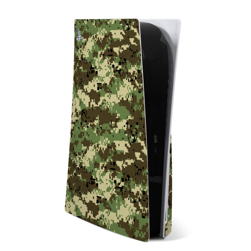 Sony PS5 Skin - Digital Woodland Camo by Camo | DecalGirl