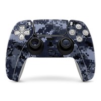 Sony PS5 Controller Skin - Digital Navy Camo