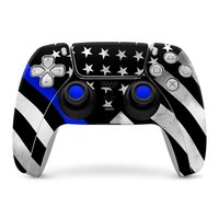 Sony PS5 Controller Skin - Thin Blue Line Hero (Image 1)