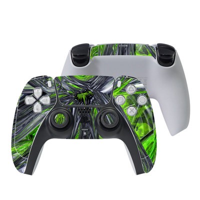 Sony PS5 Controller Skin - Emerald Abstract