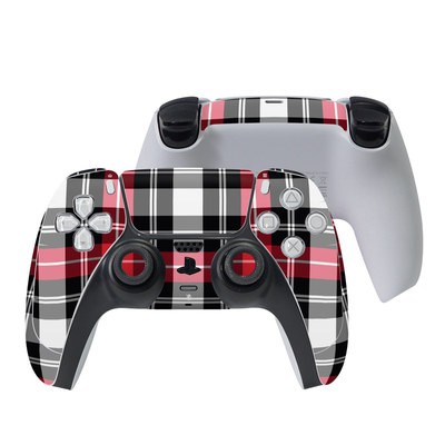 Sony PS5 Controller Skin - Red Plaid