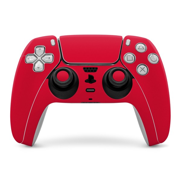 Sony PS5 Controller Skin - Solid State Red