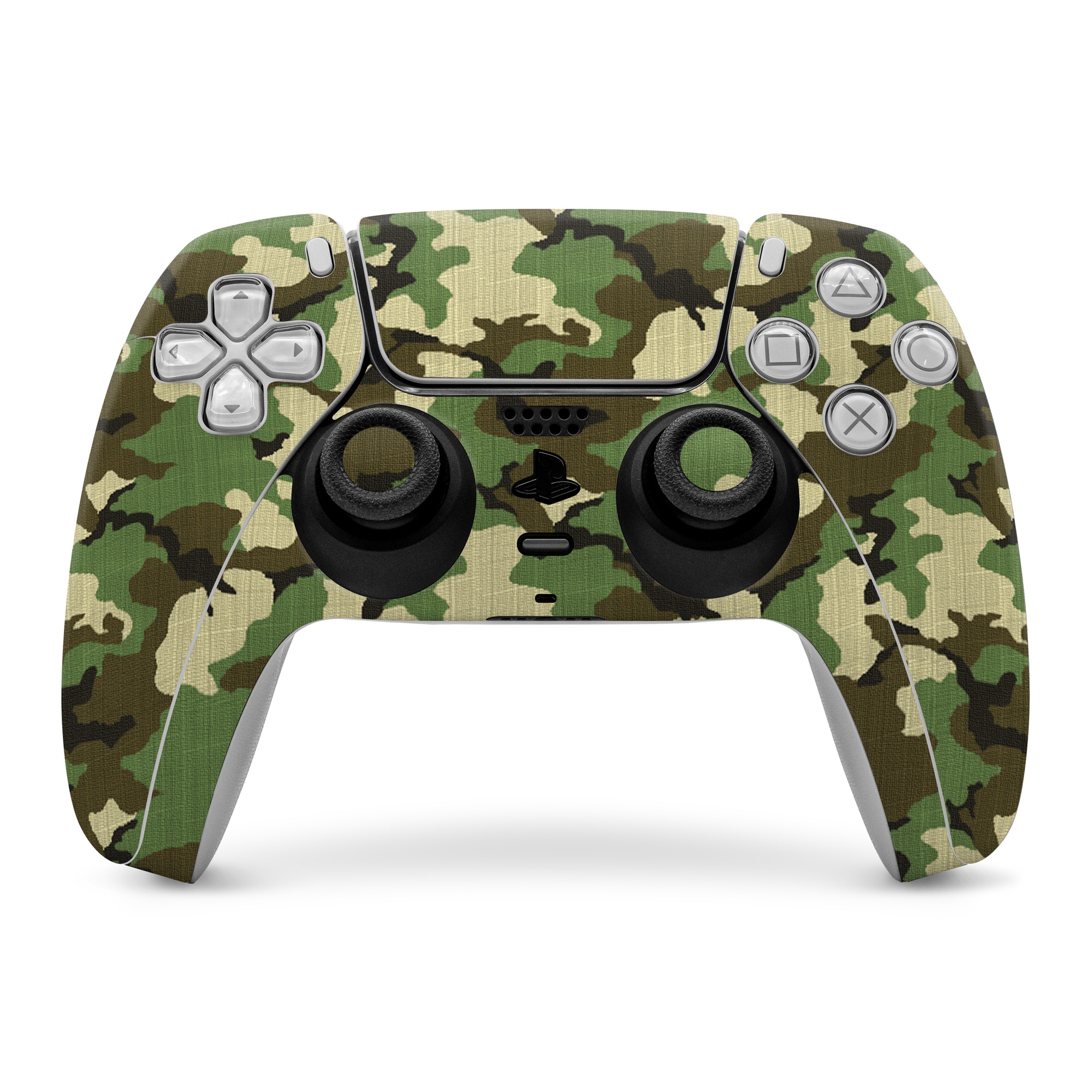 Sony PS5 Controller Skin - Woodland Camo (Image 1)