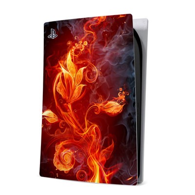 Sony PS5 Digital Skin - Flower Of Fire
