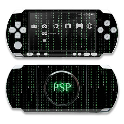 PSP 3000 Skin - Matrix Style Code