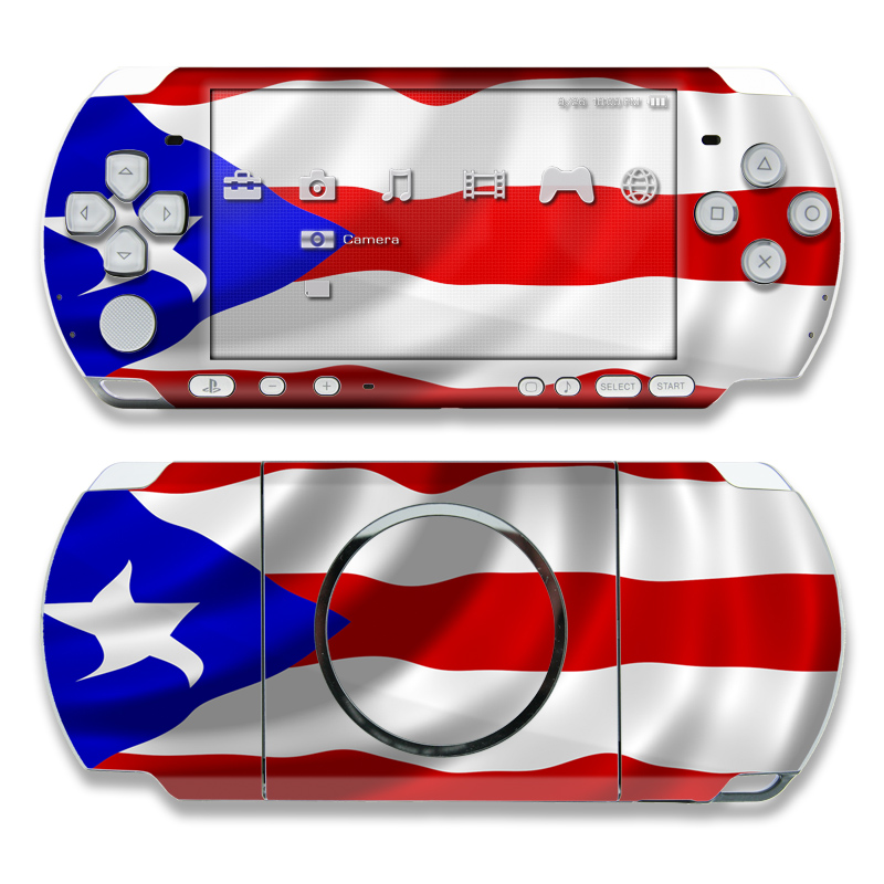 PSP 3000 Skin - Puerto Rican Flag (Image 1)