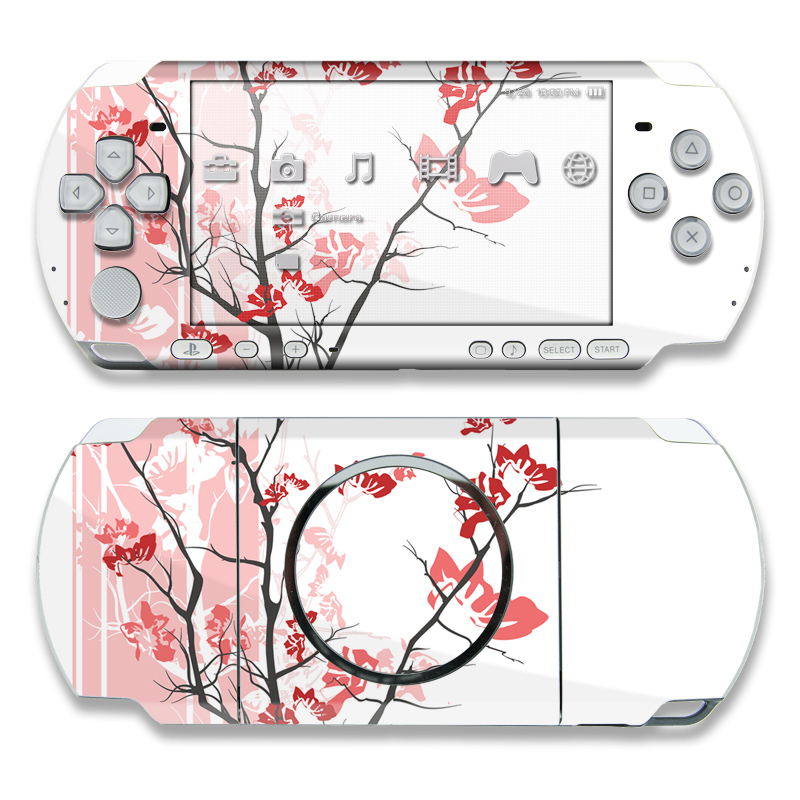 PSP 3000 Skin - Pink Tranquility (Image 1)