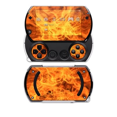 PSP Go Skin - Combustion