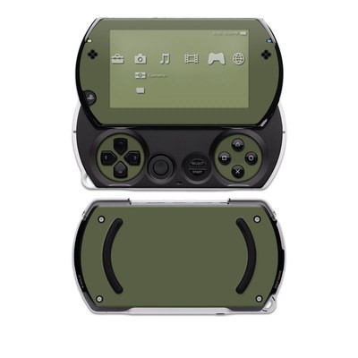 PSP Go Skin - Solid State Olive Drab