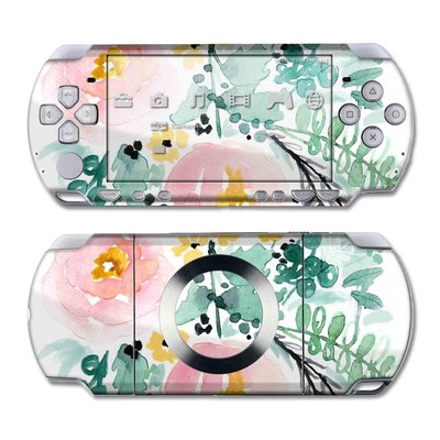 PSP Slim & Lite Skin - Blushed Flowers