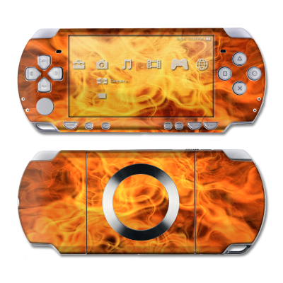 PSP Slim & Lite Skin - Combustion