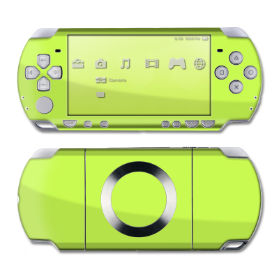 PSP Slim & Lite Skin - Solid State Lime