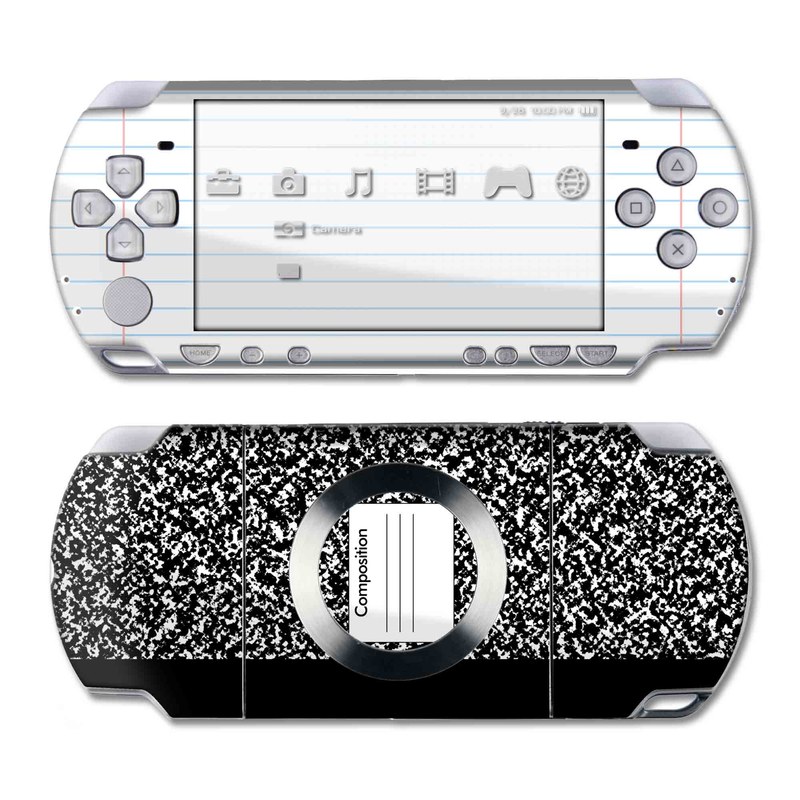 PSP Slim & Lite Skin - Composition Notebook (Image 1)