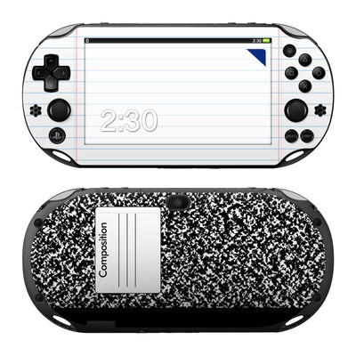 Sony PS Vita 2000 Skin - Composition Notebook