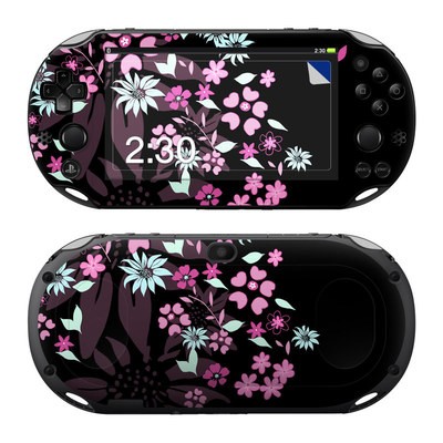Sony PS Vita 2000 Skin - Dark Flowers