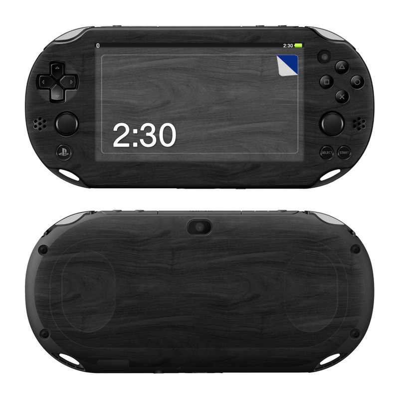 Sony PS Vita 2000 Skin - Black Woodgrain (Image 1)