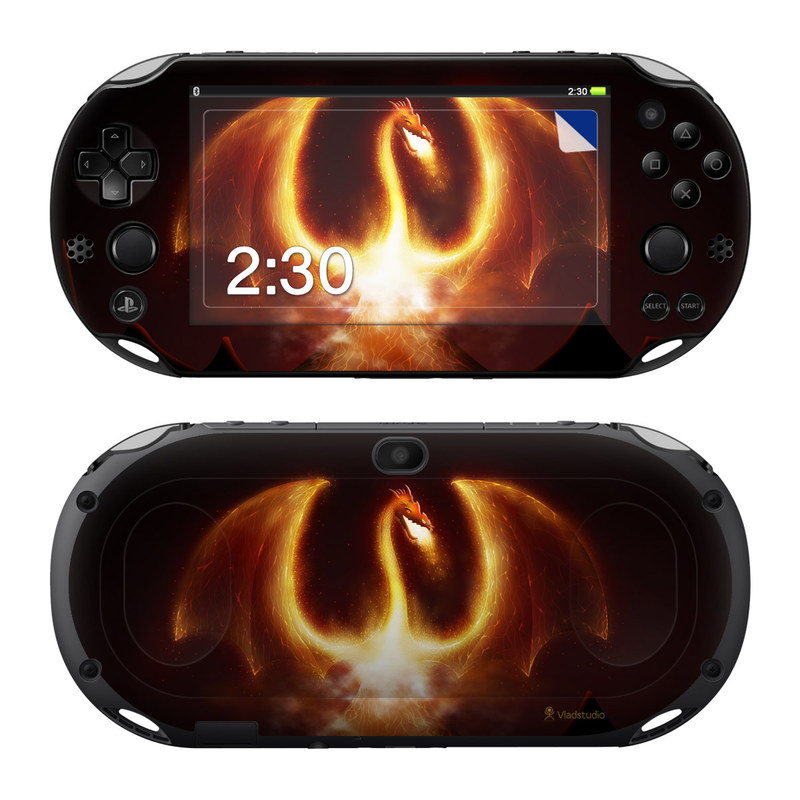 Sony PS Vita 2000 Skin - Fire Dragon (Image 1)