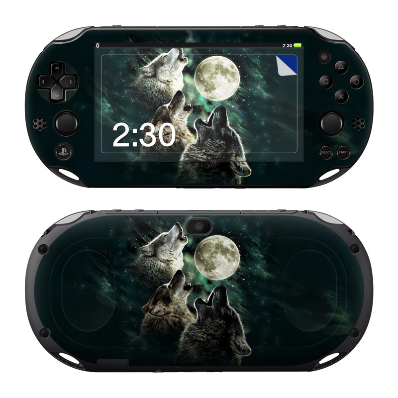 Sony PS Vita 2000 Skin - Three Wolf Moon (Image 1)