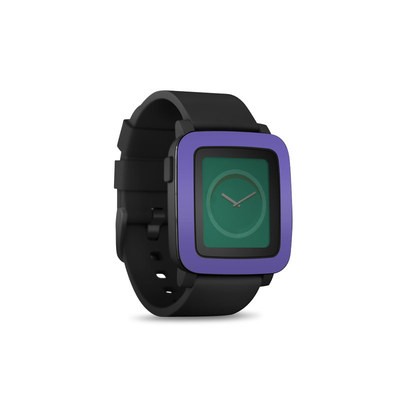 Pebble Time Smart Watch Skin - Solid State Purple