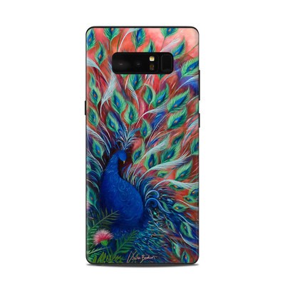 Samsung Galaxy Note 8 Skin - Coral Peacock