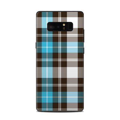 Samsung Galaxy Note 8 Skin - Turquoise Plaid