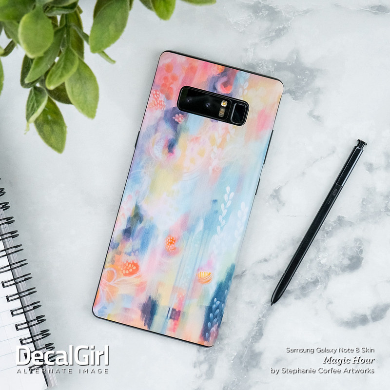 Samsung Galaxy Note 8 Skin - Solid State Lime (Image 4)