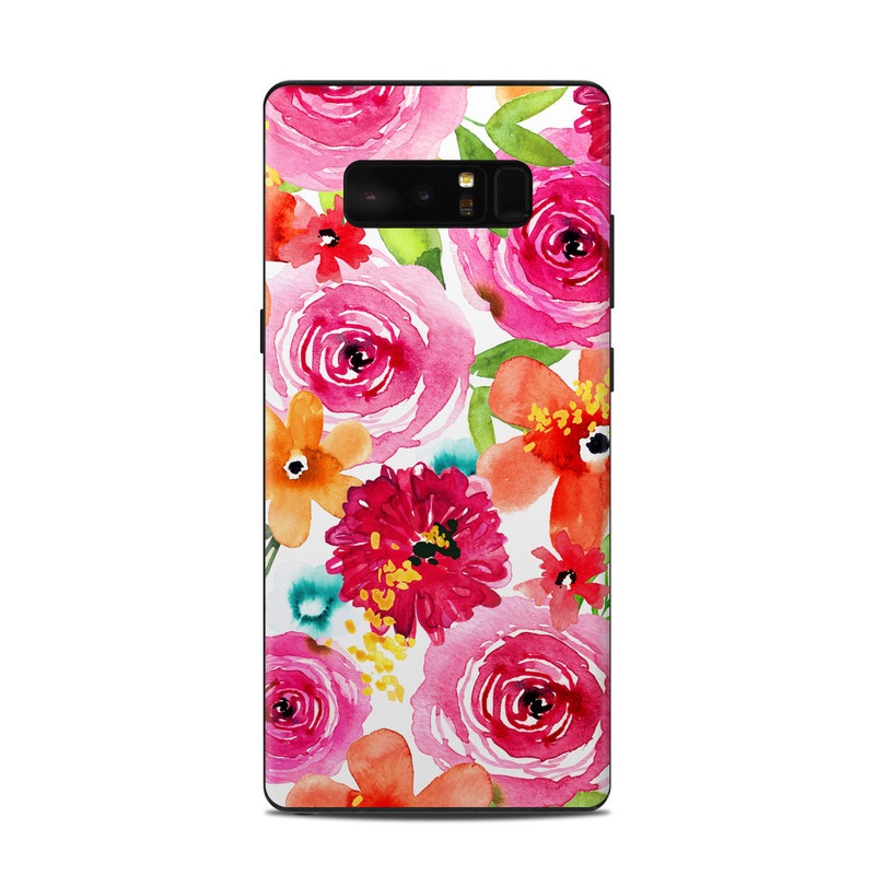 Samsung Galaxy Note 8 Skin - Floral Pop (Image 1)